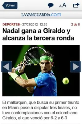 La Vanguardia android App screenshot 1