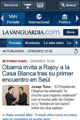 La Vanguardia android App screenshot 2